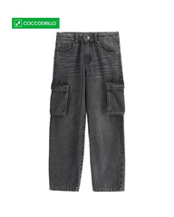 COCCODRILLO CARGO JEANS GREY REGULAR FIT