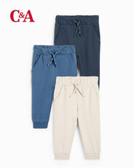 C&A BABY JOGGING TROUSERS SET OF 3