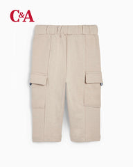 C&A BEIGE CARGO JOGGING TROUSER