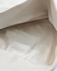 C&A CREAM HOODED BUTTONED SWEATSHIRT