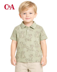 C&A GREEN LION KING POLO T-SHIRT