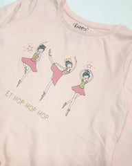 C&A PINK HOP HOP LONG SLEEVE DRESS