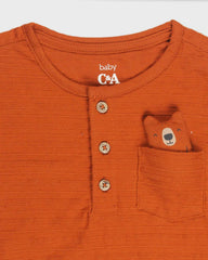 C&A BABY CLUB BROWN BEAR COTTON T-SHIRT
