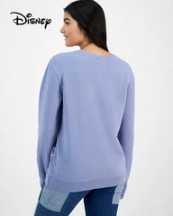 DISNEY LAVENDER BLUE STITCH GRAPHIC CREW NEXT SWEATSHIRT