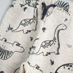 DOPO DOPO SAND DINO PRINTED TROUSER