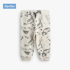 DOPO DOPO SAND DINO PRINTED TROUSER