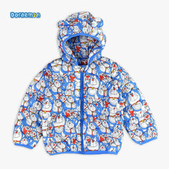 DORAEMON ULTRA LIGHT WEIGHT PUFFER JACKET WITH HOOD