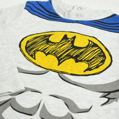 FAGOTTINO HEATHER GREY BATMAN COSTUME ROMPER