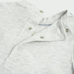 FAGOTTINO HEATHER GREY BATMAN COSTUME ROMPER