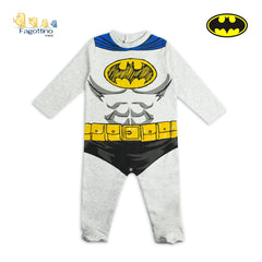 FAGOTTINO HEATHER GREY BATMAN COSTUME ROMPER