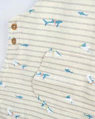 FATFACE OFF WHITE MARINE DUNGAREE