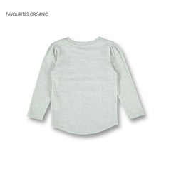 MINI MANGO LIGHT GREY THINK BIG T-SHIRT