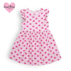FREESTYLE STRAWBERRY GINGHAM DRESS