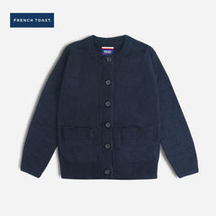 FRENCH TOAST NAVY BLUE GIRLS CARDIGAN