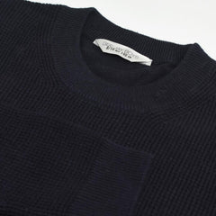 GEE JAY NAVY BLUE FINE KNITTED JUMPER
