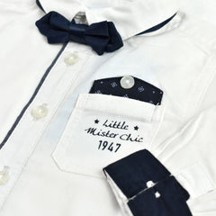 GEMO WHITE LITTLE MISTER 1947 WITH BOW SHIRT