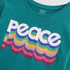 GEORGE GREEN PEACE LONG SLEEVE T-SHIRT