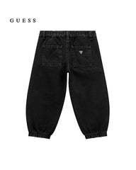 GUESS BAMBINO BLACK REGULAR FIT JEANS