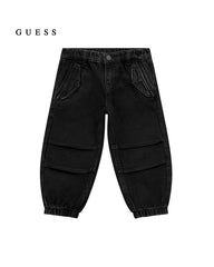 GUESS BAMBINO BLACK REGULAR FIT JEANS