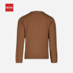 HEMA BROWN CARDIGAN FRONT OPEN