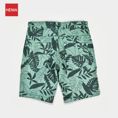 HEMA GREEN LEAFS COMFY FIT SHORTS