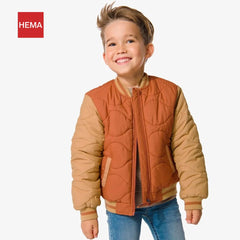 HEMA ORANGE TWO TONE BOMBER JACKET