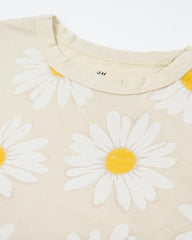 H&M BEIGE SUN FLOWER T-SHIRT