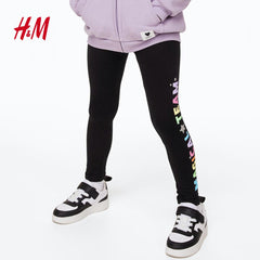 H&M BLACK MAGICAL TEAM LEGGING
