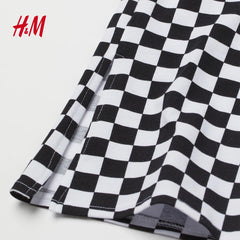 H&M BLACK WHITE CHECKED LEGGING