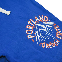 H&M BLUE PORTLAND COTTON SHORTS