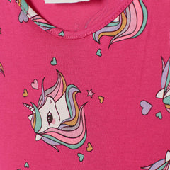 H&M CERISE UNICORNS PATTERENED SLEEVELESS DRESS