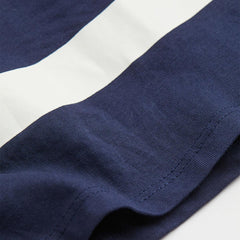 H&M DARK BLUE YALE PRINTED DRESS