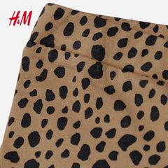 H&M DARK BROWN LEOPARD PRINTED LEGGING 1002