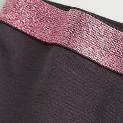 H&M DARK GREY UNICORN PRINTED LEEGING - 1029