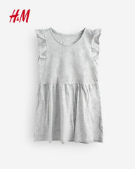 H&M GREY COTTON DRESS