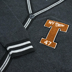 H&M GREY NY TIGERS KNITTED SWEATER FOR BOYS