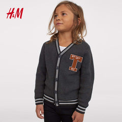 H&M GREY NY TIGERS KNITTED SWEATER FOR BOYS