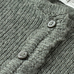 BRANDED DARK GREY CARDIGAN