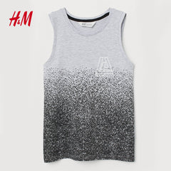 H&M LA SPLATTAR PRINTED VEST TOP