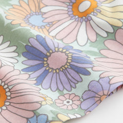 H&M LIGHT GREEN OVERALL FLORAL PRINTED DRESS