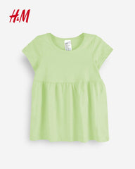 H&M LIGHT GREEN PLAIN DRESS