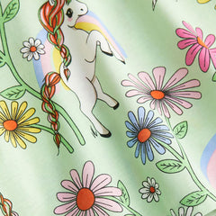 H&M LIGHT GREEN UNICORN PRINTED T-SHIRT 6069