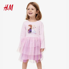 H&M LIGHT PINK FROZEN TULLE DRESS