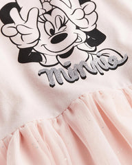 H&M LIGHT PINK MINNIE MOUSE TULLE SKIRT DRESS