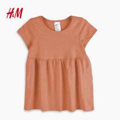 H&M RUSTY BROWN PLAIN DRESS