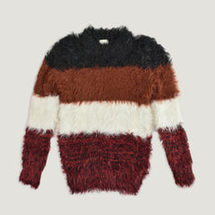 HM MULTI COLOR SOFT FLUFFY SWEATER