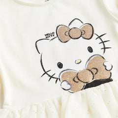 H&M OFF WHITE HELLO KITTY TULLE DRESS