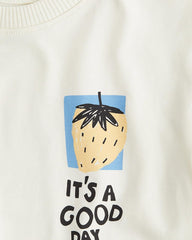 H&M OFF WHITE ITS A GOOD DAY T-SHIRT