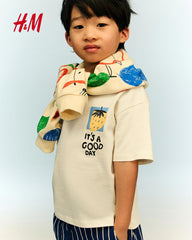 H&M OFF WHITE ITS A GOOD DAY T-SHIRT