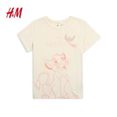 H&M OFF WHITE LION KING T-SHIRT